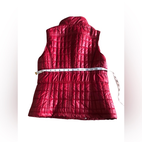 The Limited Cherry Red Quilted Vest - Picture 3 of 4